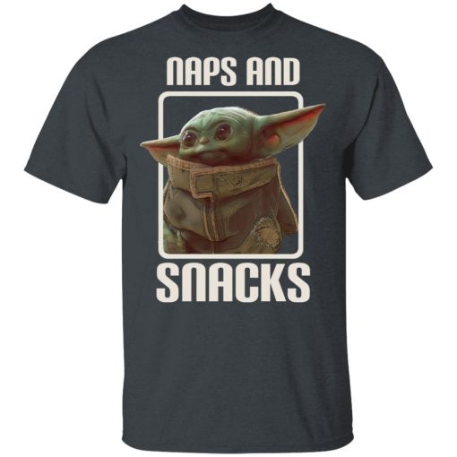 Baby Yoda Naps And Snacks T-Shirts, Hoodies, Long Sleeve 3