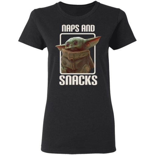 Baby Yoda Naps And Snacks T-Shirts, Hoodies, Long Sleeve 9