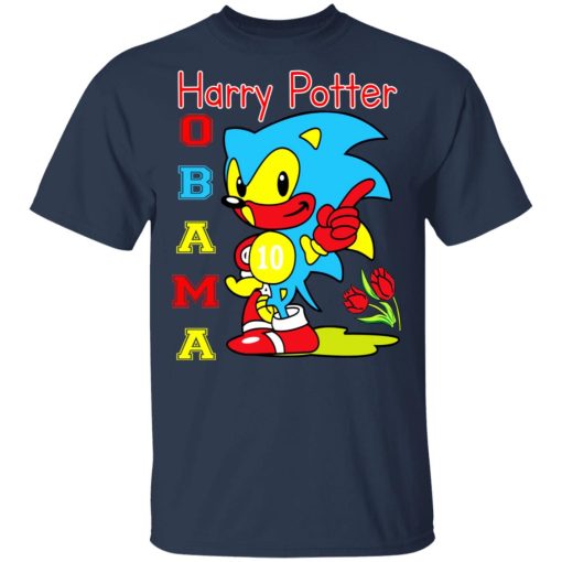 Harry Potter Obama Sonic Version T-Shirts, Hoodies, Long Sleeve 5