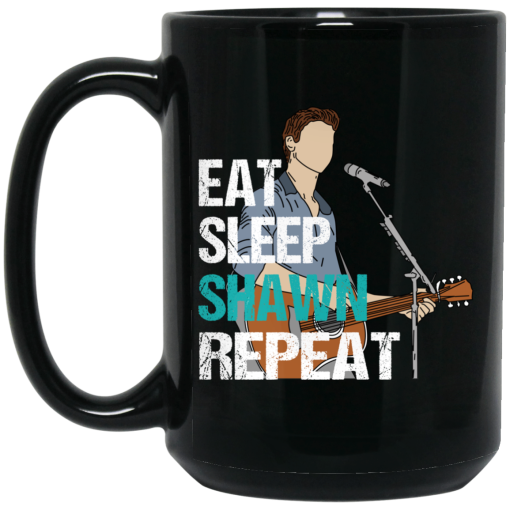 Eat Sleep Shawn Repeat Mug 3