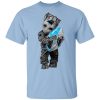 Baby Groot Hugging Carolina Panthers T-Shirt