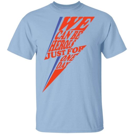 David Bowie We Can Be Heroes Just For One Day T-Shirt