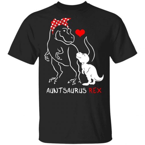 Dinosaurus Auntsaurus Rex Funny Aunt T-Shirt