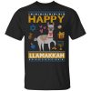 Happy Llama Llamakkah Hanukkah T-Shirt