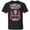 I'm Not A Perfect Man Love Freedom Drink Beer Born In May T-Shirt