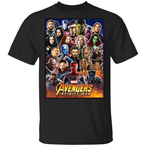 Marvel Avengers Infinity Wars Team T-Shirt