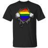 Rainbow Lesbian Gay Pride LGBT Super Strong T-Shirt