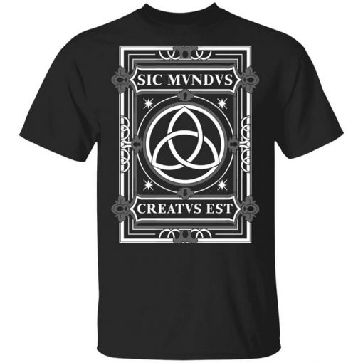 Sic Mvndvs Creatvs Est Sic Mundus Creatus Sci Fi T-Shirt
