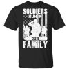 Veteran Soldiers Run In Out Family Veteran Dad Son T-Shirt