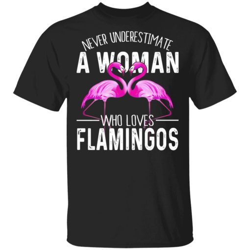 Never Underestimate A Woman Who Loves Flamingos T-Shirts, Hoodies, Long Sleeve 7