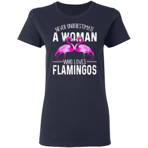 Never Underestimate A Woman Who Loves Flamingos T-Shirts, Hoodies, Long Sleeve 13