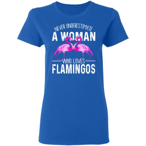 Never Underestimate A Woman Who Loves Flamingos T-Shirts, Hoodies, Long Sleeve 15