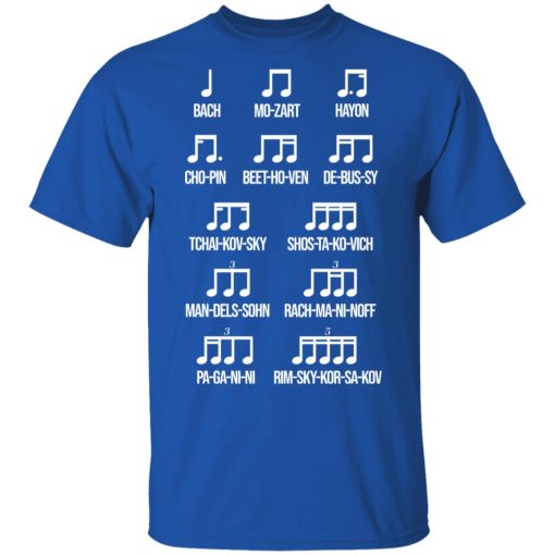 Composer Rhythm Music Gift Bach Mozart Beethoven Chopin Camiseta T-Shirts, Hoodies, Long Sleeve 7