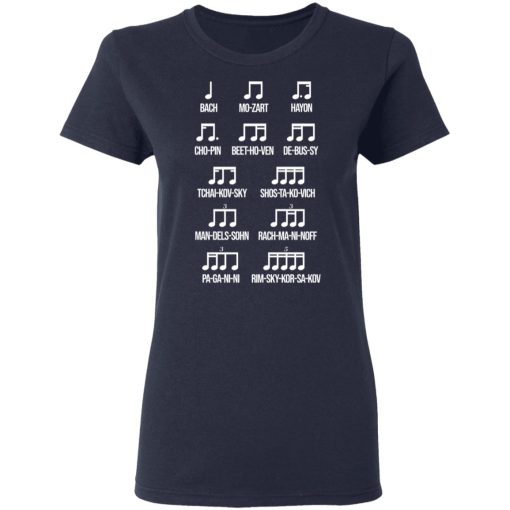 Composer Rhythm Music Gift Bach Mozart Beethoven Chopin Camiseta T-Shirts, Hoodies, Long Sleeve 14
