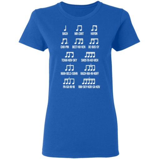Composer Rhythm Music Gift Bach Mozart Beethoven Chopin Camiseta T-Shirts, Hoodies, Long Sleeve 16