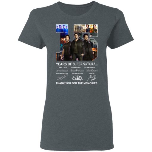 15 Years Of Supernatural Thank You For My Memories T-Shirts, Hoodies, Long Sleeve 11