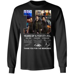 15 Years Of Supernatural Thank You For My Memories T-Shirts, Hoodies, Long Sleeve 41