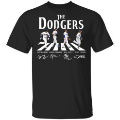The Dodgers The Beatles Los Angeles Dodgers Signatures T-Shirts, Hoodies, Long Sleeve The Dodgers The Beatles Los Angeles Dodgers Signatures T-Shirts, Hoodies, Long Sleeve