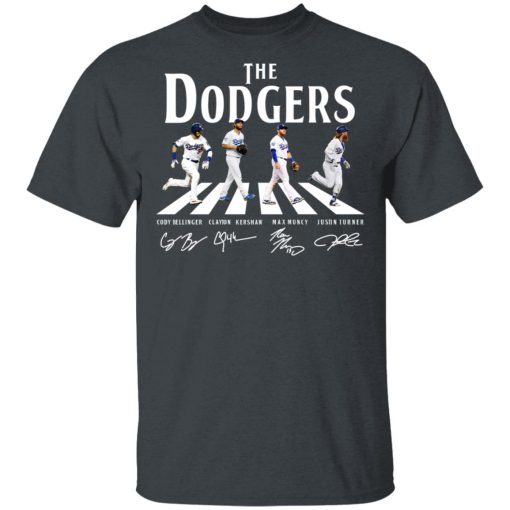 The Dodgers The Beatles Los Angeles Dodgers Signatures T-Shirts, Hoodies, Long Sleeve 3