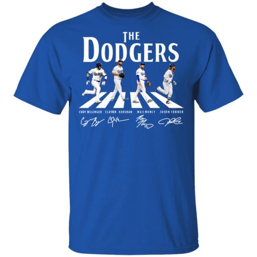 The Dodgers The Beatles Los Angeles Dodgers Signatures T-Shirts, Hoodies, Long Sleeve 7