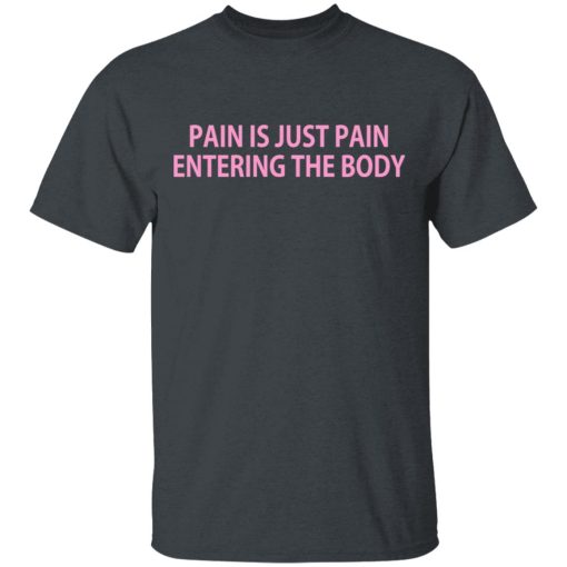 Pain Is Just Pain Entering The Body T-Shirts, Hoodies, Long Sleeve 3