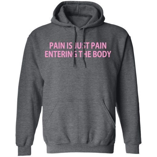 Pain Is Just Pain Entering The Body T-Shirts, Hoodies, Long Sleeve 24