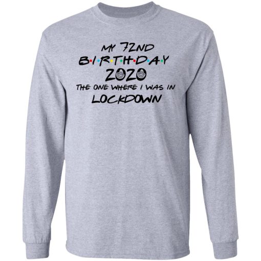 My 72nd Birthday 2020 The One Where I Was In Lockdown T-Shirts, Hoodies, Long Sleeve 13