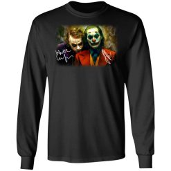 Joaquin Phoenix Joker Vs Heath Ledger Joker T-Shirts, Hoodies, Long Sleeve 42