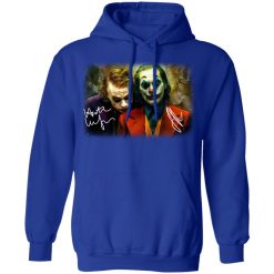 Joaquin Phoenix Joker Vs Heath Ledger Joker T-Shirts, Hoodies, Long Sleeve 50