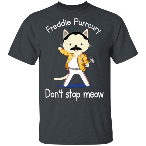 Freddie Purrcury Don't Stop Meow T-Shirts, Hoodies, Long Sleeve 4
