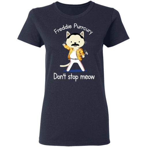 Freddie Purrcury Don't Stop Meow T-Shirts, Hoodies, Long Sleeve 14