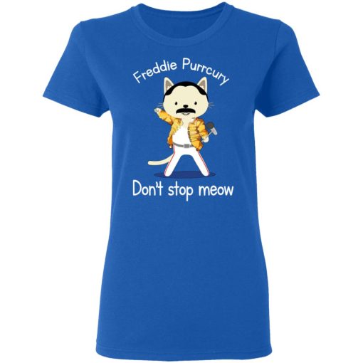 Freddie Purrcury Don't Stop Meow T-Shirts, Hoodies, Long Sleeve 15