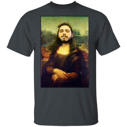 Post Malone Mona Lisa Smoking T-Shirts, Hoodies, Long Sleeve 3