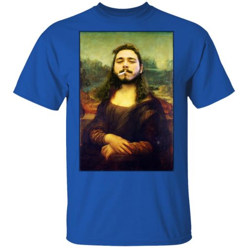 Post Malone Mona Lisa Smoking T-Shirts, Hoodies, Long Sleeve 7