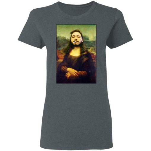 Post Malone Mona Lisa Smoking T-Shirts, Hoodies, Long Sleeve 11