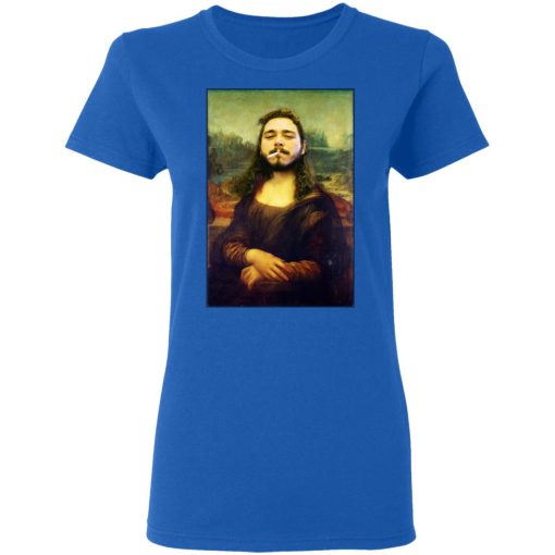 Post Malone Mona Lisa Smoking T-Shirts, Hoodies, Long Sleeve 15