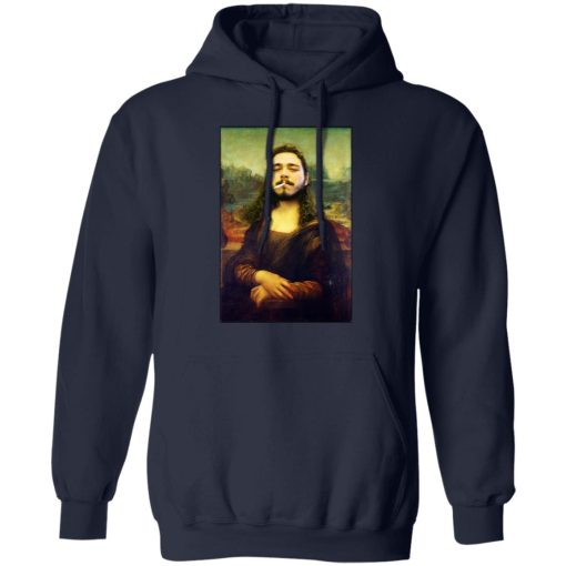 Post Malone Mona Lisa Smoking T-Shirts, Hoodies, Long Sleeve 21
