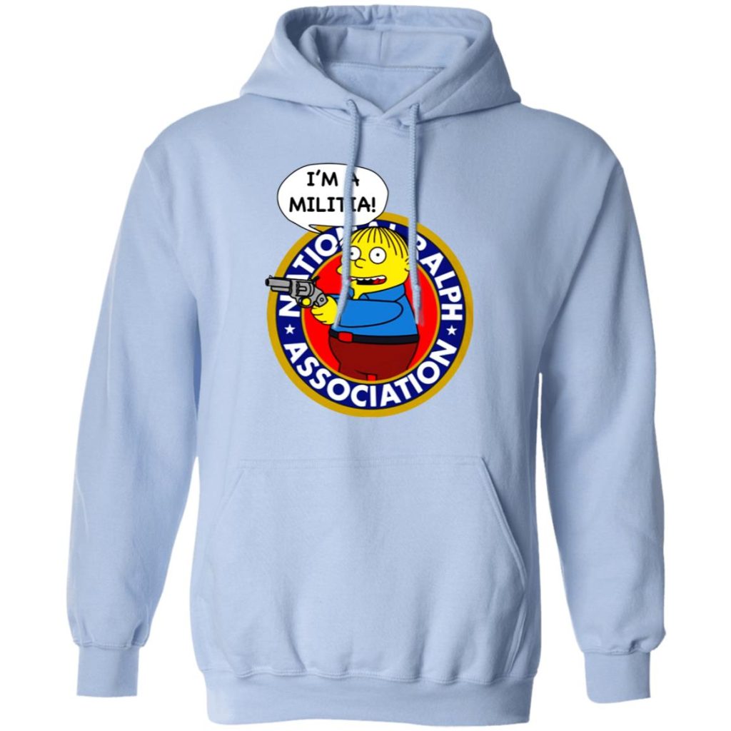 Ralph Wiggum I’m A Militia T-Shirts, Hoodies, Long Sleeve
