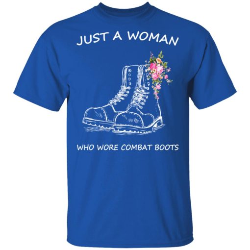 Just A Woman Who Wore Combat Boots T-Shirts, Hoodies, Long Sleeve 7