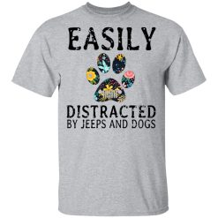 Easily Distracted By Jeeps And Dogs T-Shirts, Hoodies, Long Sleeve 27