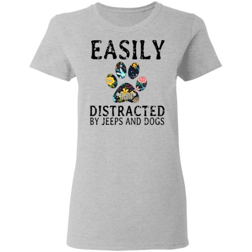 Easily Distracted By Jeeps And Dogs T-Shirts, Hoodies, Long Sleeve 12