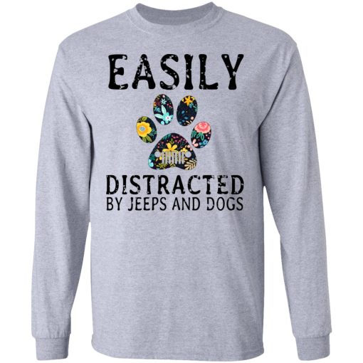 Easily Distracted By Jeeps And Dogs T-Shirts, Hoodies, Long Sleeve 13