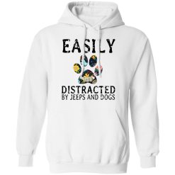 Easily Distracted By Jeeps And Dogs T-Shirts, Hoodies, Long Sleeve 44