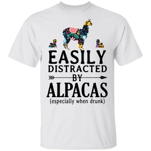 Easily Distracted By Alpacas Especially When Drunk T-Shirts, Hoodies, Long Sleeve 3