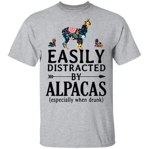 Easily Distracted By Alpacas Especially When Drunk T-Shirts, Hoodies, Long Sleeve 5