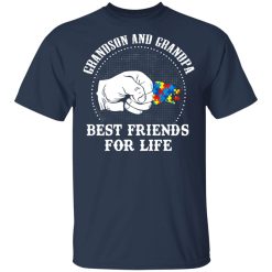 Autism Grandson And Grandpa Best Friends For Life Autism Awareness T-Shirts, Hoodies, Long Sleeve 29