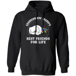 Autism Grandson And Grandpa Best Friends For Life Autism Awareness T-Shirts, Hoodies, Long Sleeve 43