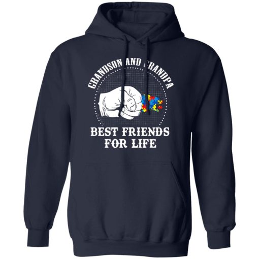 Autism Grandson And Grandpa Best Friends For Life Autism Awareness T-Shirts, Hoodies, Long Sleeve 21