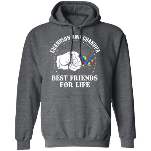 Autism Grandson And Grandpa Best Friends For Life Autism Awareness T-Shirts, Hoodies, Long Sleeve 23