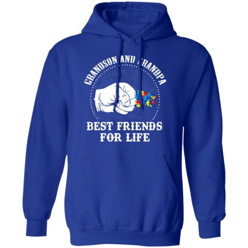 Autism Grandson And Grandpa Best Friends For Life Autism Awareness T-Shirts, Hoodies, Long Sleeve 25